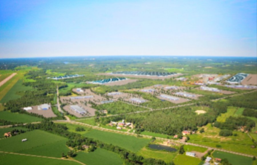 Modeling image of the GigaVaasa area